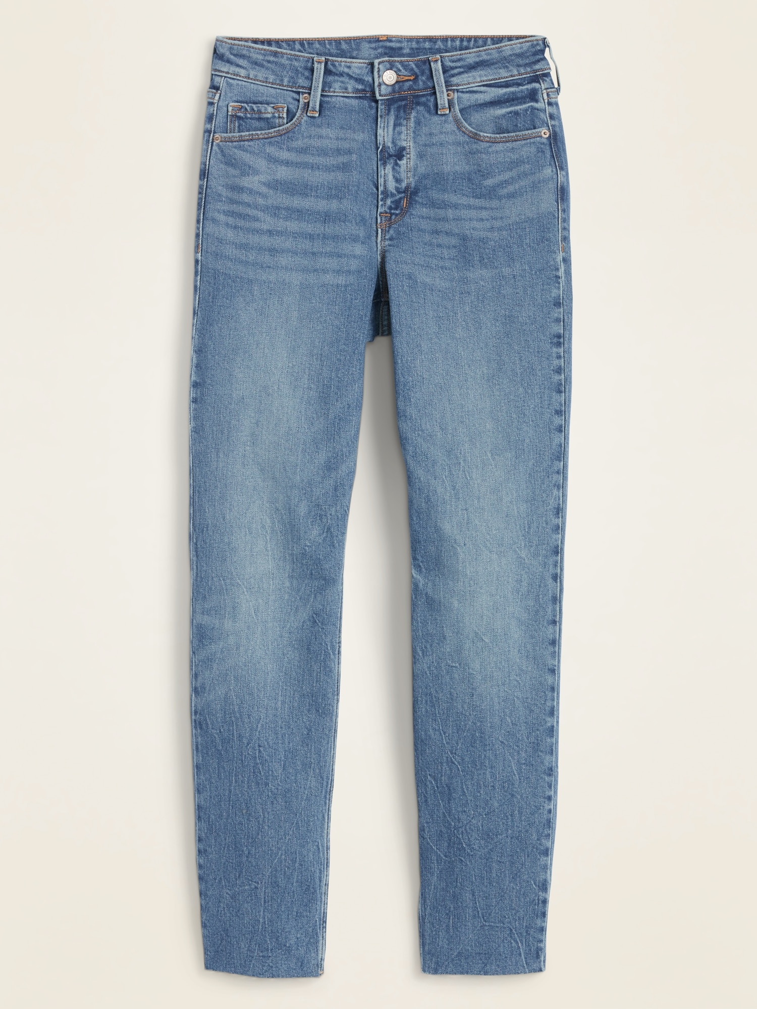 high waisted power slim straight jeans old navy
