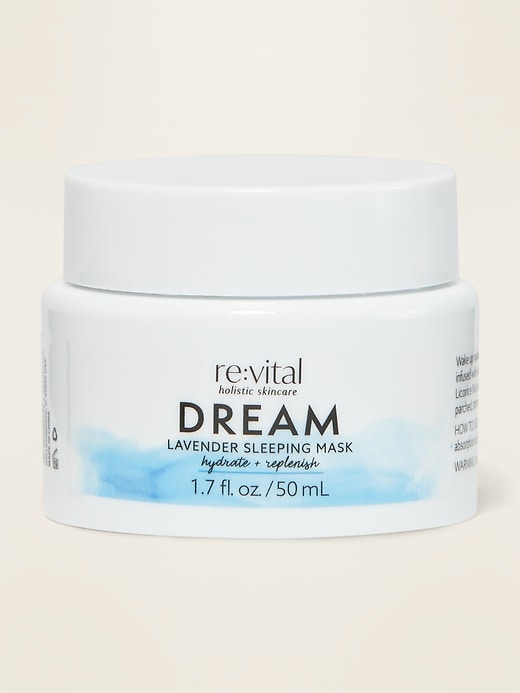 View large product image 1 of 2. re:vital Dream Lavender Sleeping Mask