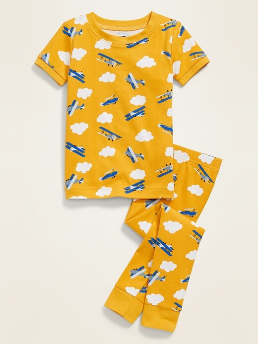 View large product image 1 of 2. Airplane-Print Pajama Set for Toddler Boys & Baby