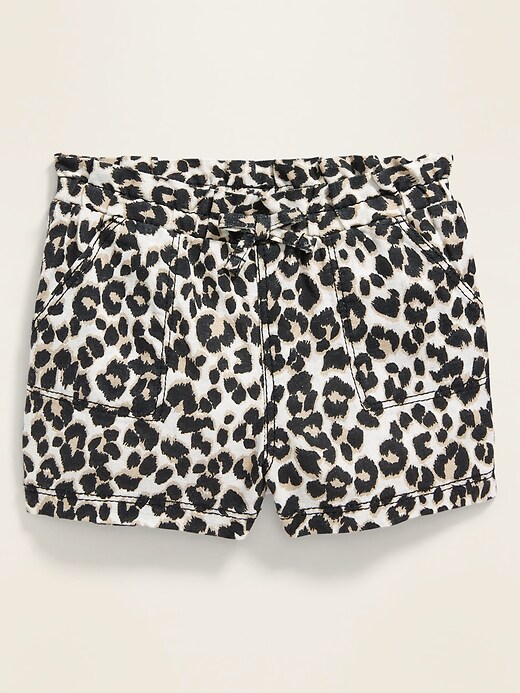 View large product image 1 of 1. Paperbag-Waist Pull-On Shorts for Baby