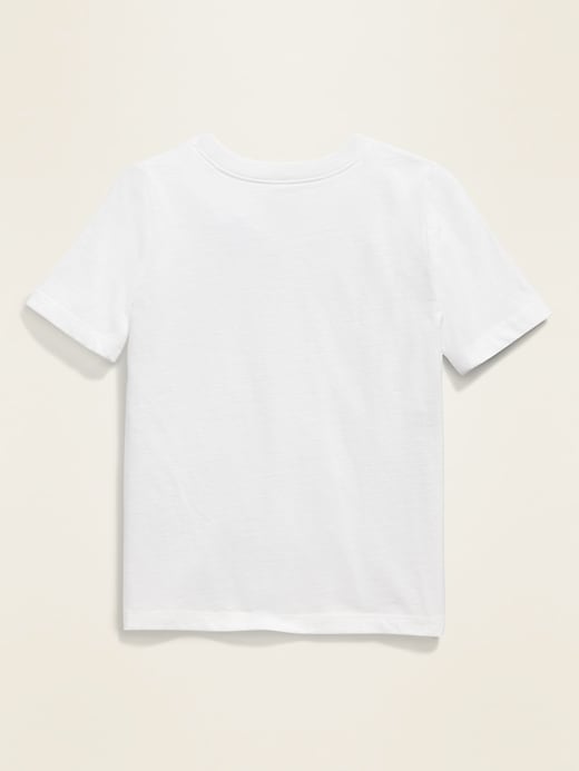 Voir une image plus grande du produit 2 de 2. T-shirt unisexe à col rond à manches courtes pour tout-petit