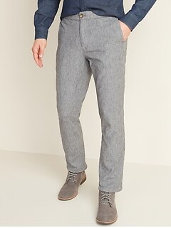 gap mens linen pants