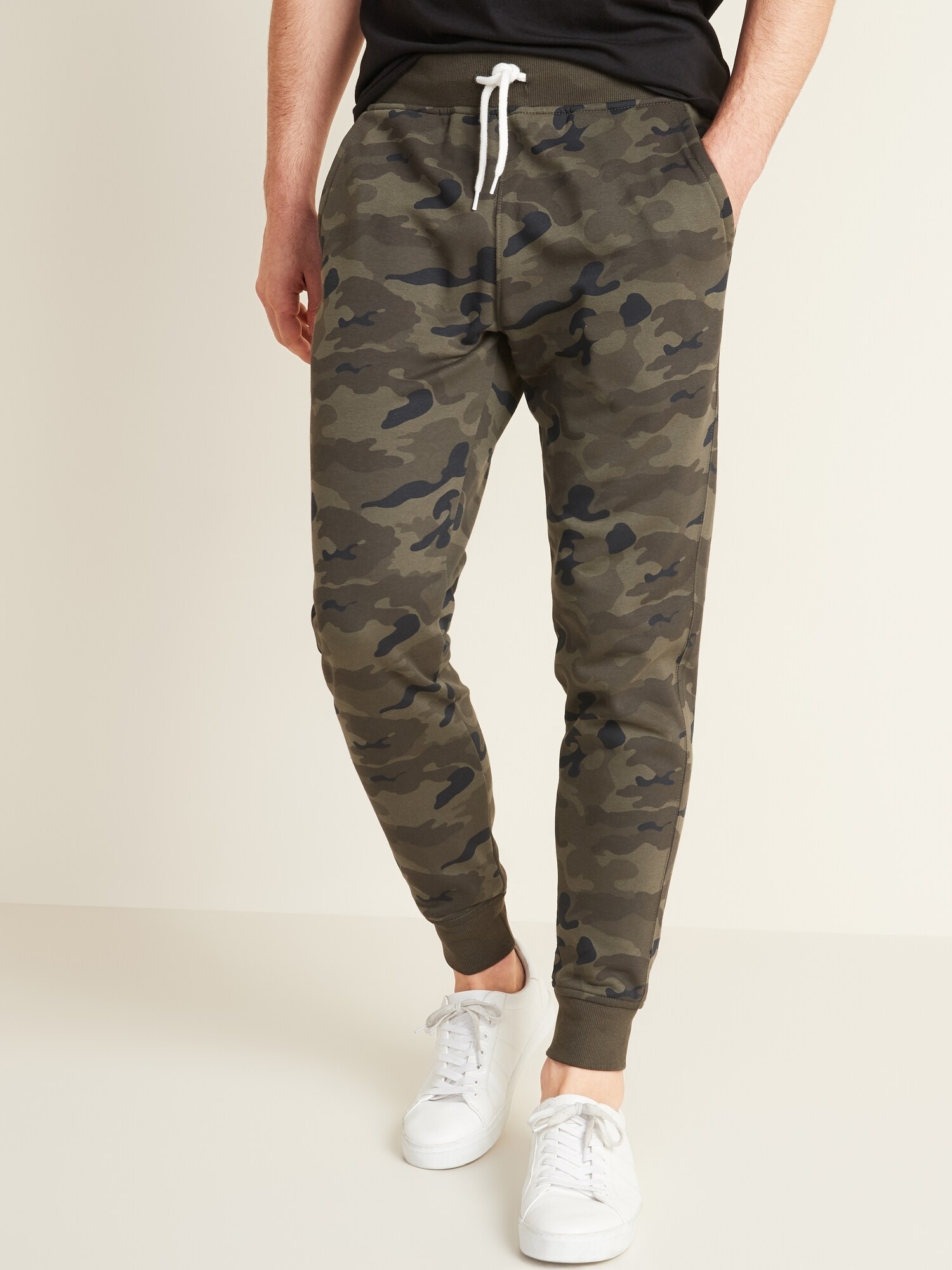 camo jogging pants mens