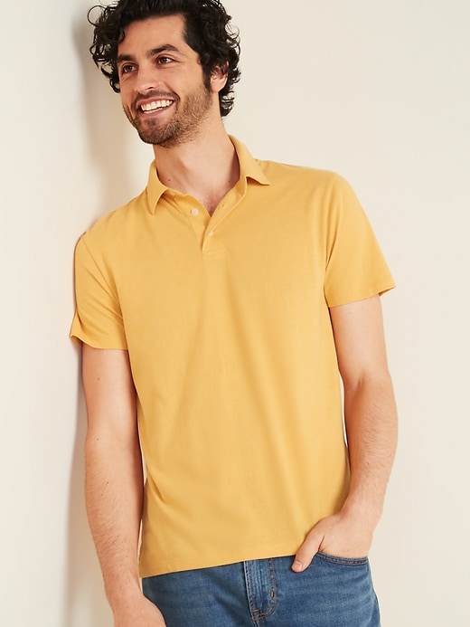 View large product image 1 of 1. Soft-Washed Jersey Polo