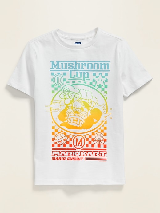 Voir une image plus grande du produit 1 de 2. &T-shirt à imprimé « Mushroom Cup » de Mario KartMC pour garçon