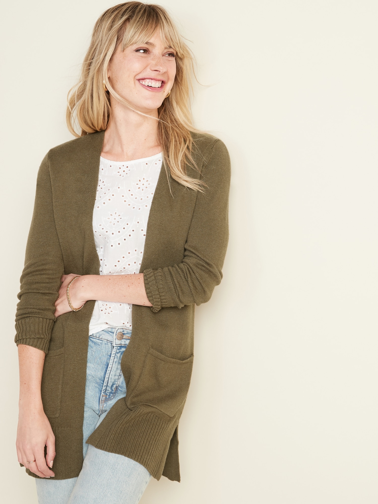 Old navy outlet green cardigan