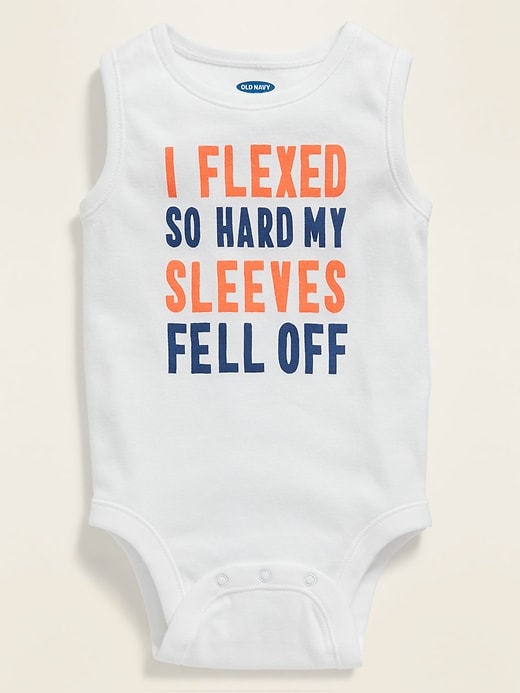 View large product image 1 of 2. Sleeveless Bodysuit for Baby