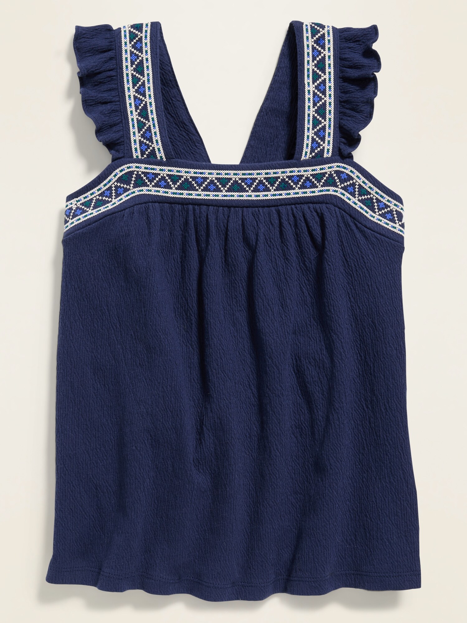 Linen Swing Top, Embroidered Cami Top, Linen Cami Top, Camisole