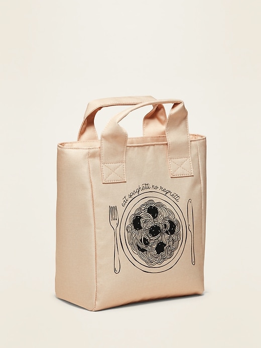 View large product image 1 of 1. Canvas Lunch Tote