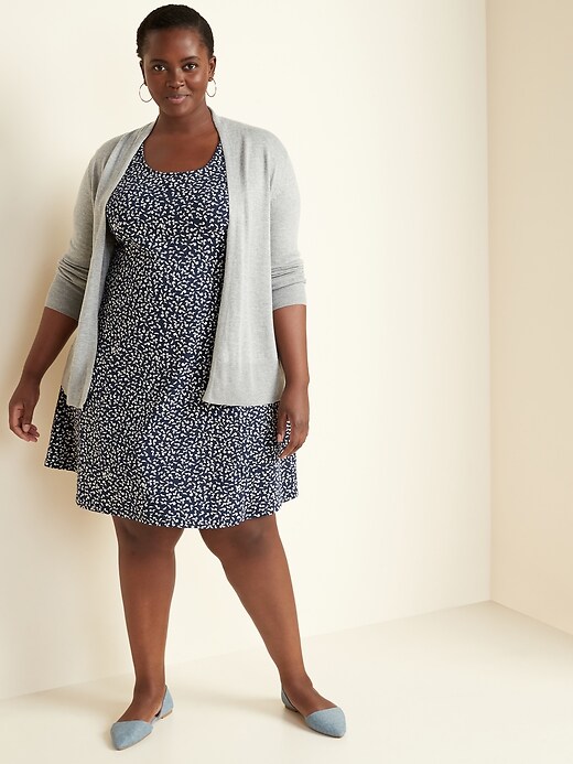 Image number 3 showing, Plus-Size Short Open-Front Sweater