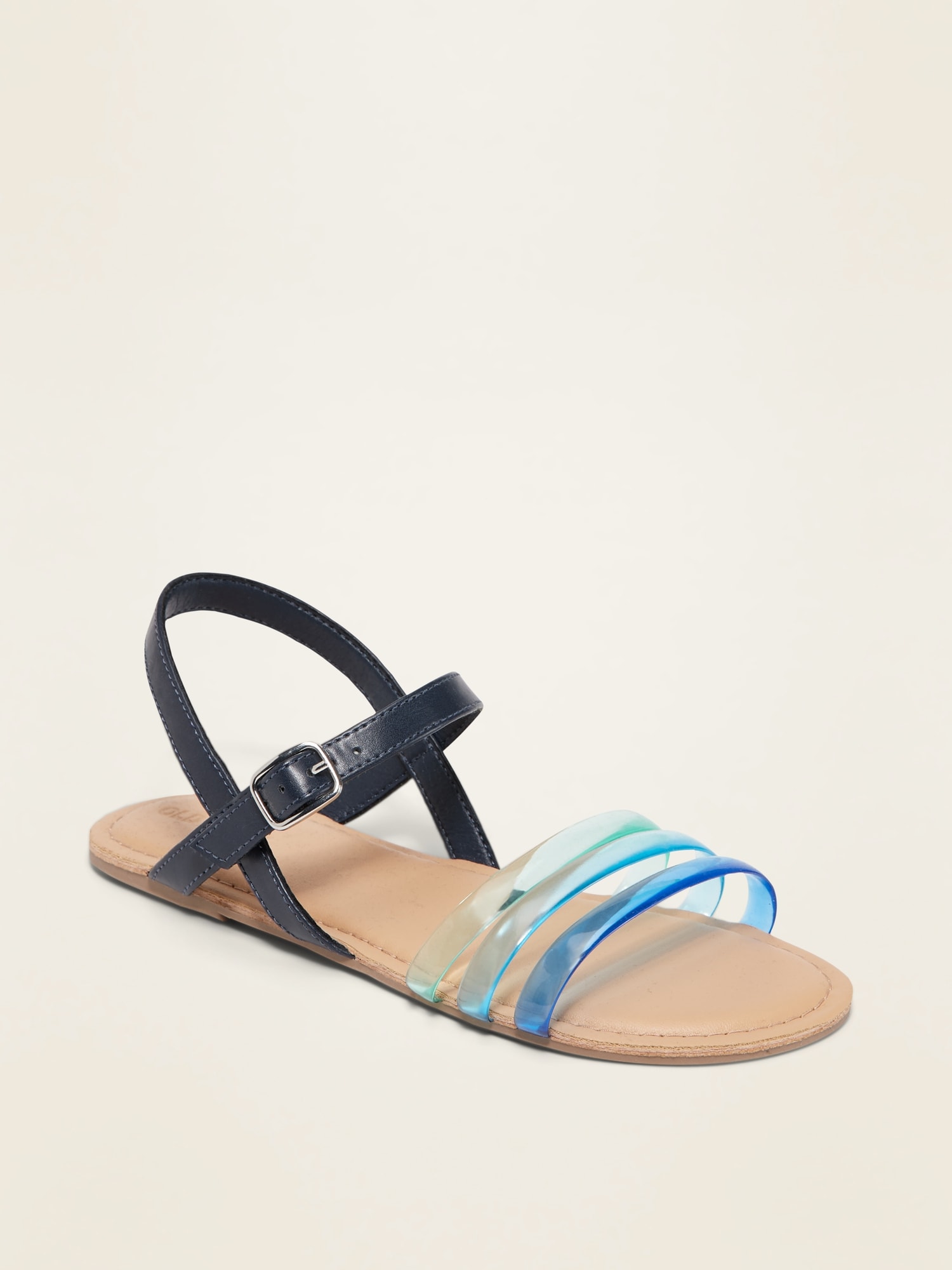 old navy ankle strap jelly sandals