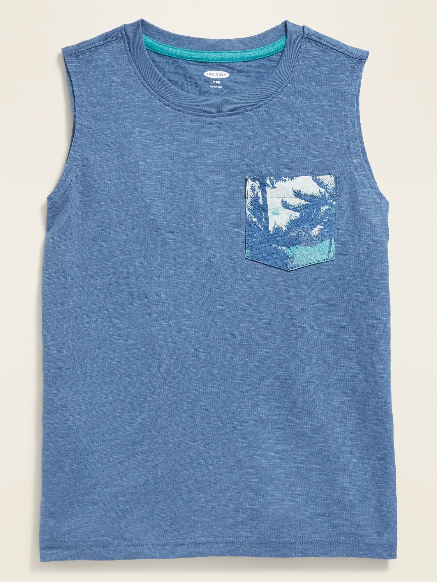 Slub-Knit Pocket Tank Top For Boys | Old Navy