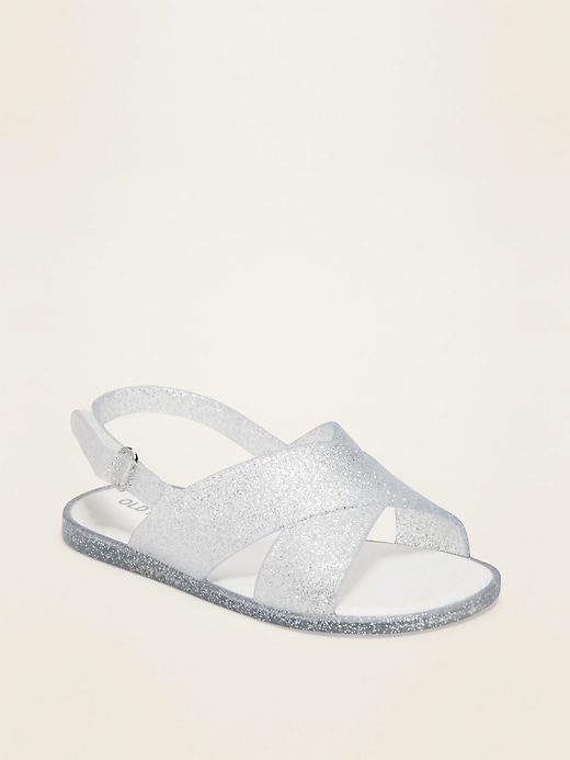 Cross Strap Jelly Sandals for Toddler Girls Old Navy