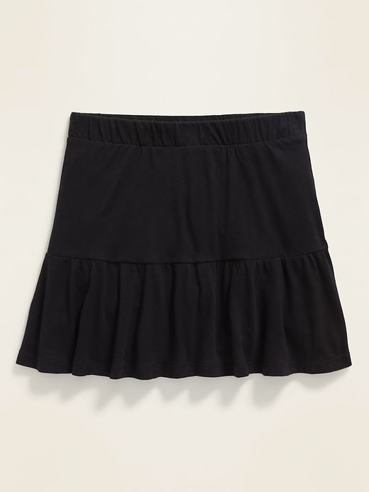 View large product image 2 of 3. Tiered Jersey Skort for Girls