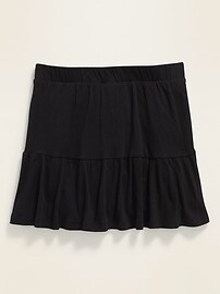 View large product image 3 of 3. Tiered Jersey Skort for Girls