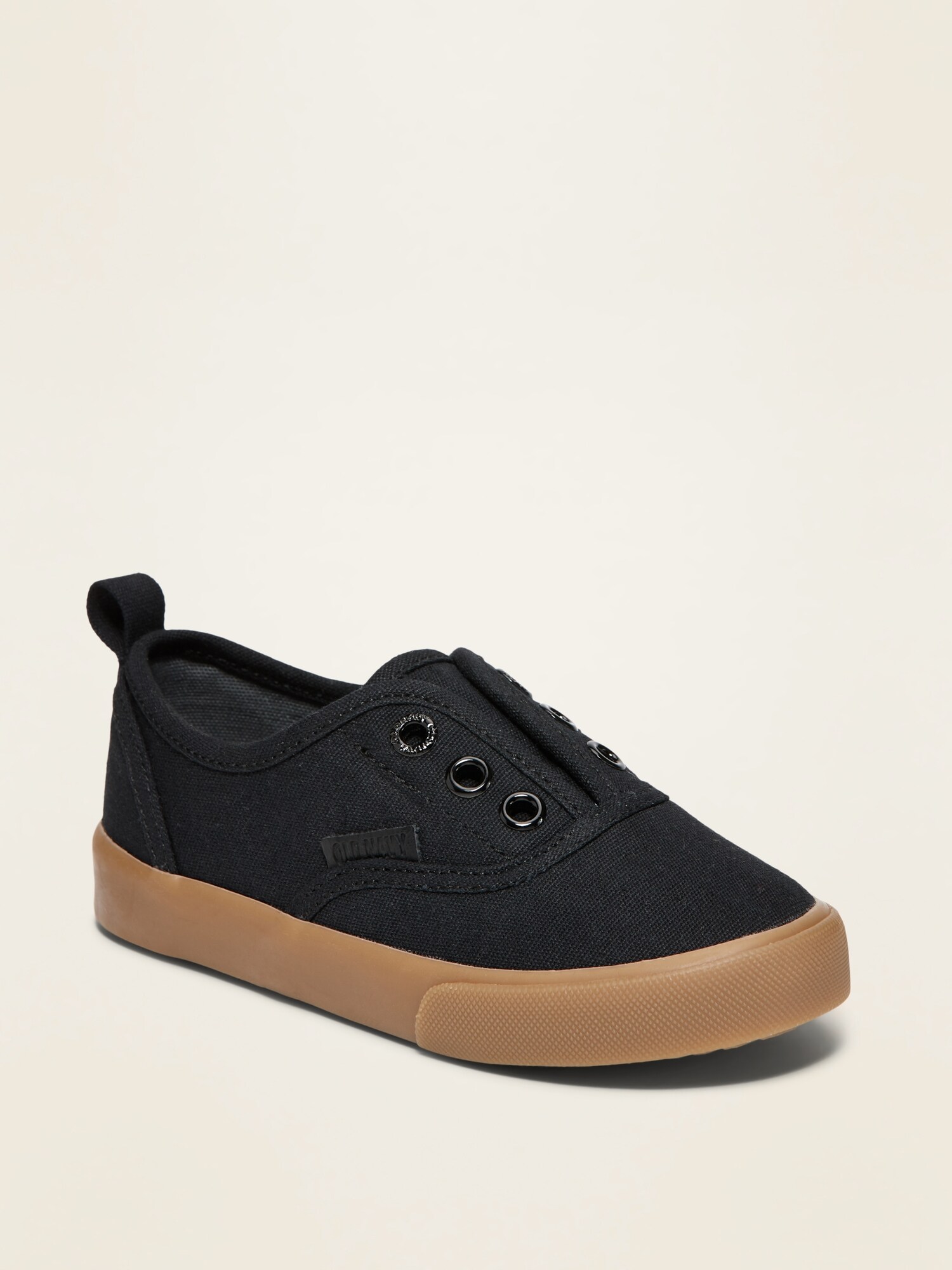 Navy slip on hot sale canvas shoes