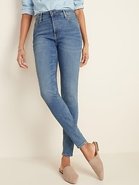 high rise rockstar skinny jeans