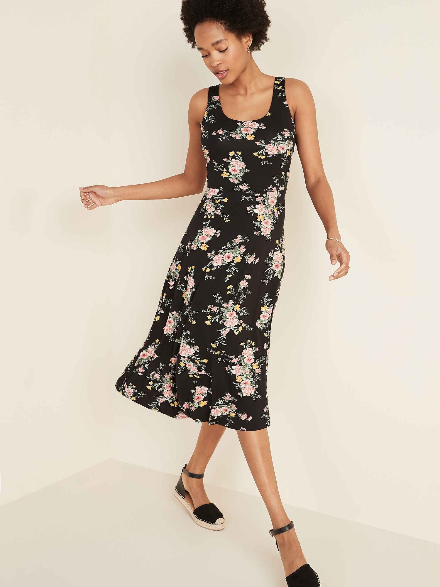 old navy floral midi dress