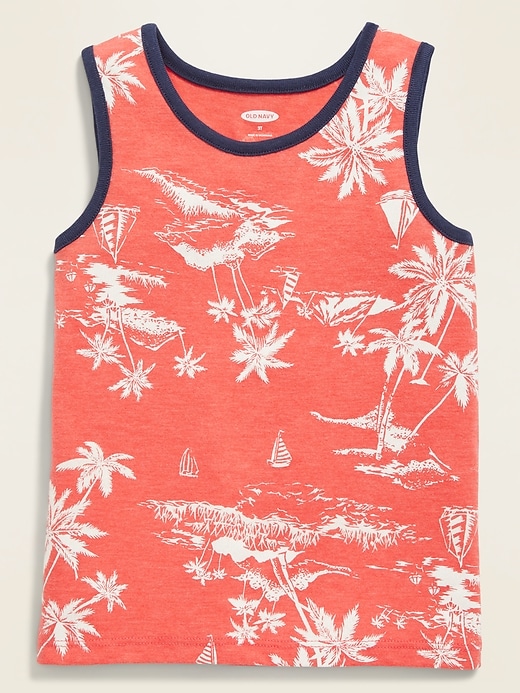 View large product image 1 of 1. Printed Tank Top for Toddler Boys
