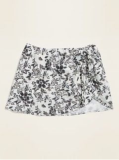 tie swim skirt