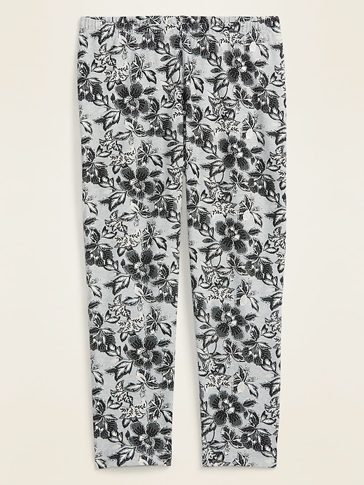 View large product image 1 of 1. Mid-Rise Cropped Printed Leggings For Women