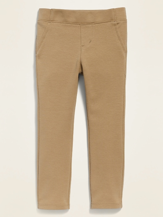 Old Navy Uniform PonteKnit Jeggings for Toddler Girls