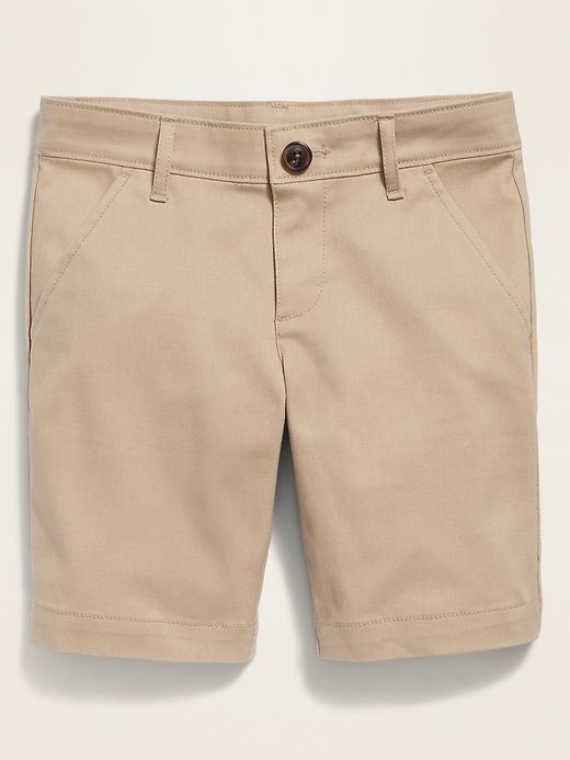 View large product image 1 of 4. School Uniform Twill Bermuda Shorts for Girls