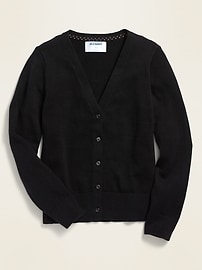 Navy blue uniform on sale cardigan