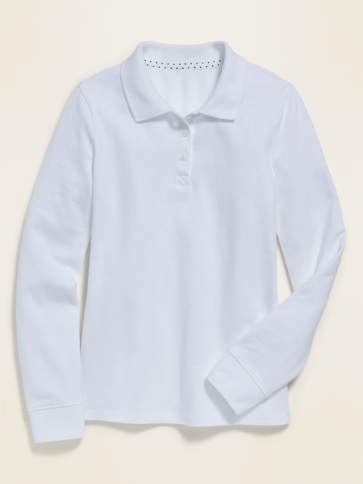School Uniform LongSleeve Polo Shirt for Girls Old Navy