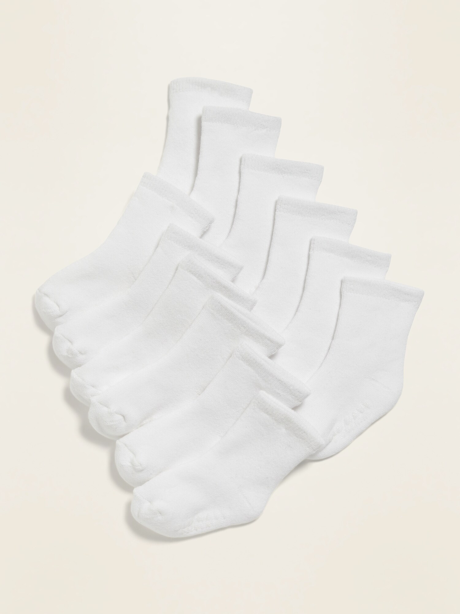 Unisex Crew Socks 6-Pack for Baby | Old Navy