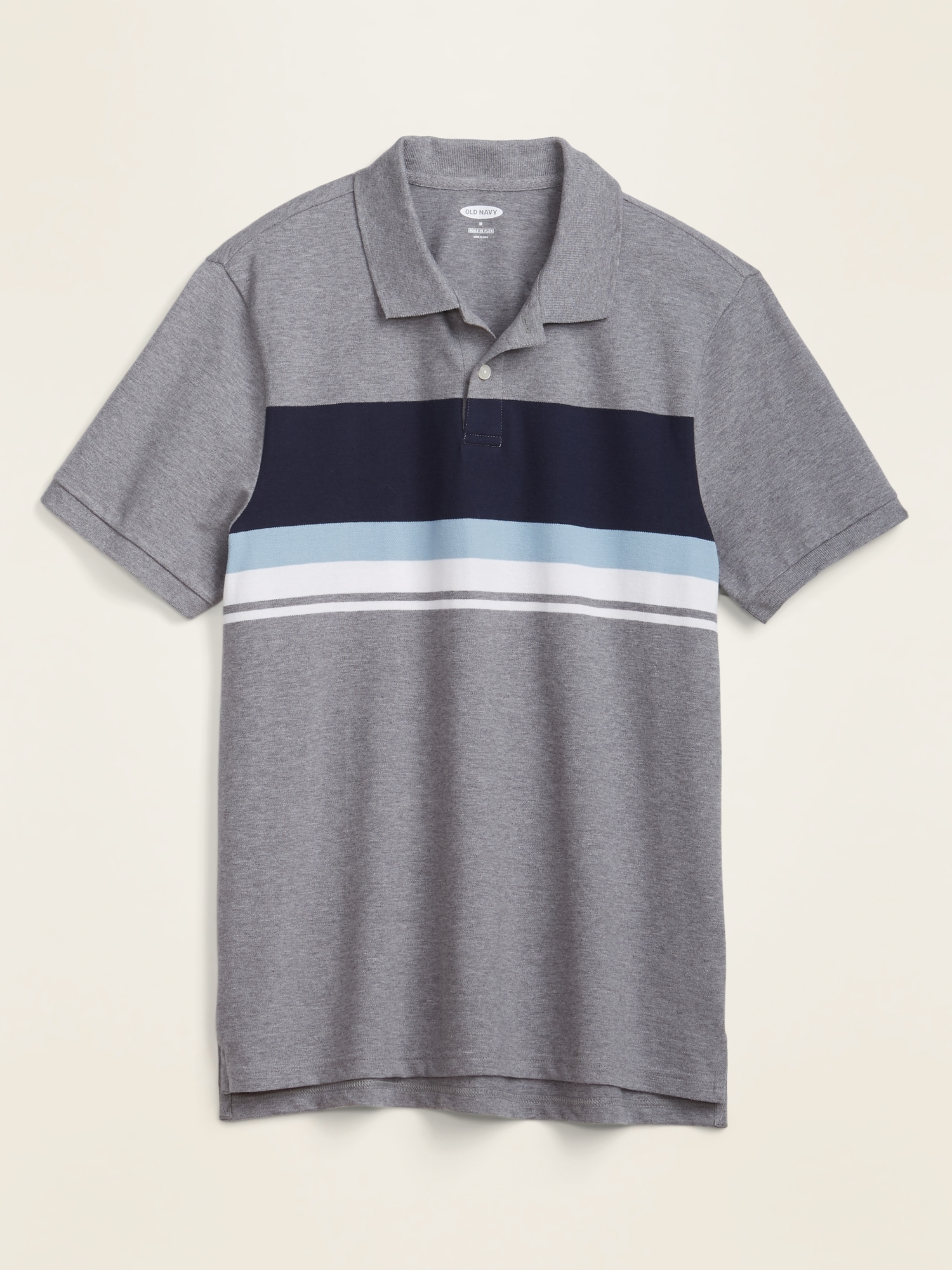 Moisture-Wicking Color-Blocked Pro Polo for Men | Old Navy