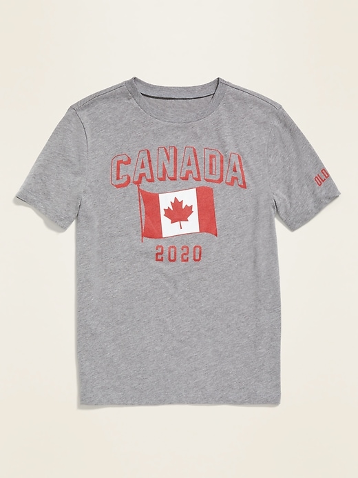 View large product image 1 of 1. 2020 Canada Flag Graphic Tee for Boys