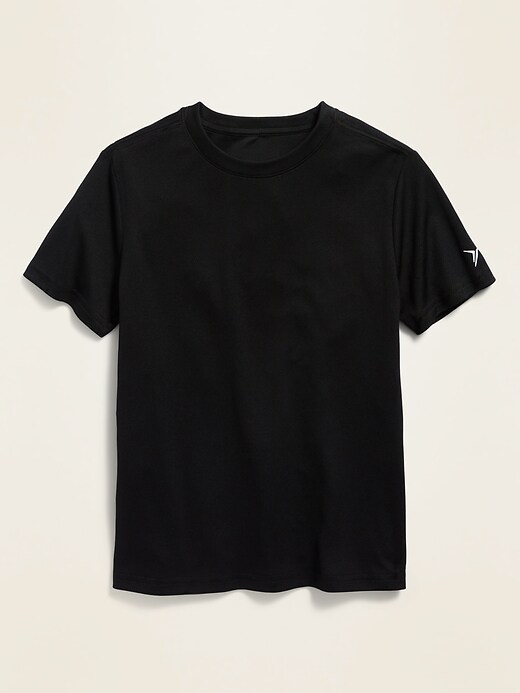 Voir une image plus grande du produit 1 de 1. T-shirt à manches courtes Performance Go-Dry en maille pour garçon