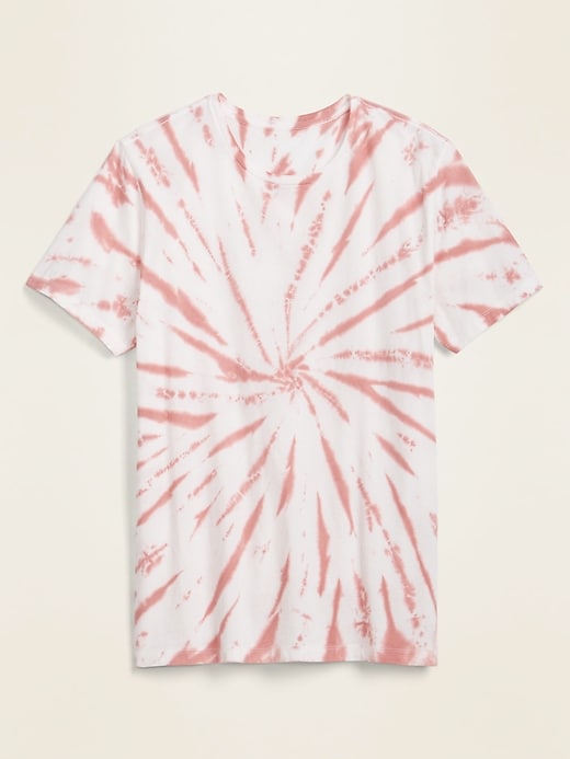 View large product image 1 of 1. Tie-Dyed Crew-Neck Tee