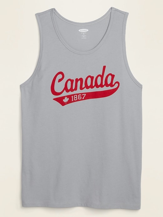 View large product image 1 of 1. Soft-Washed Canada-Graphic Tank Top for Men