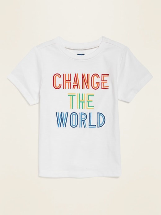 Voir une image plus grande du produit 1 de 1. T-shirt décontracté à encolure ras du cou pour bébé