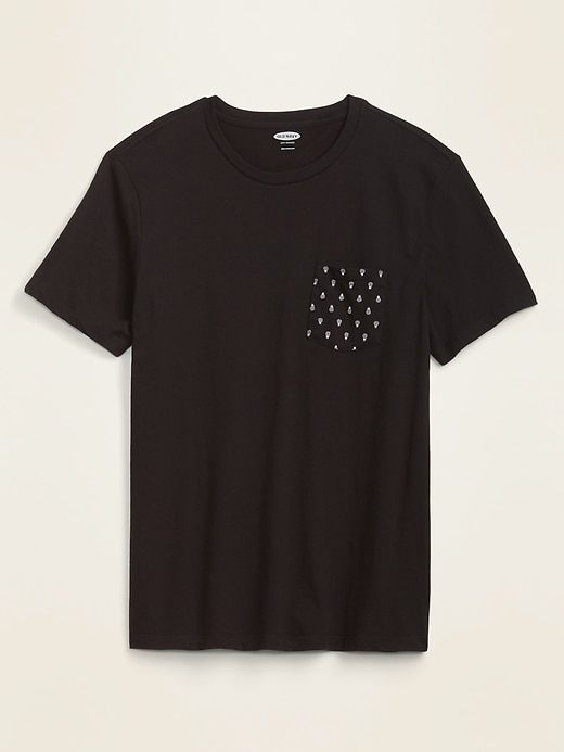 View large product image 1 of 1. Soft-Washed Graphic Chest-Pocket Tee
