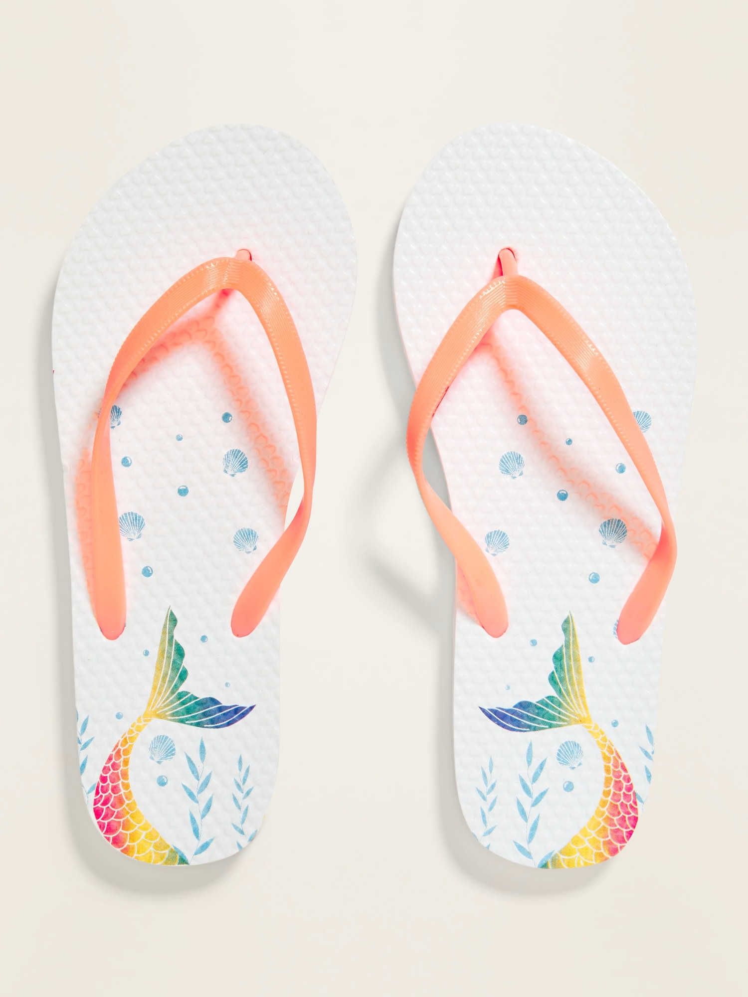 old navy blue flip flops