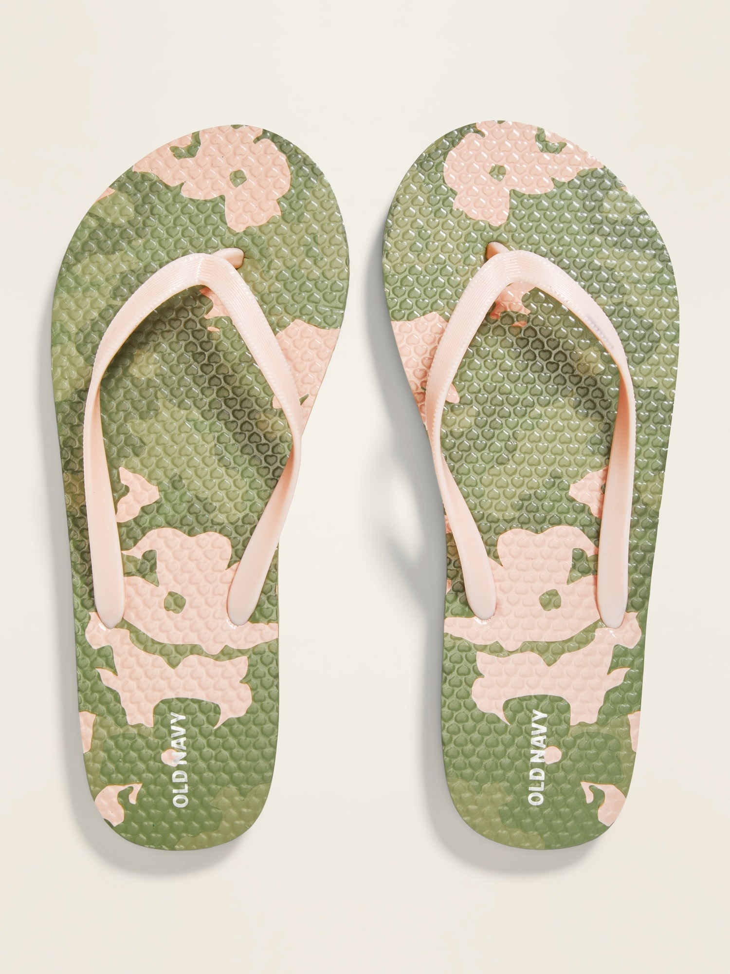 girls navy flip flops