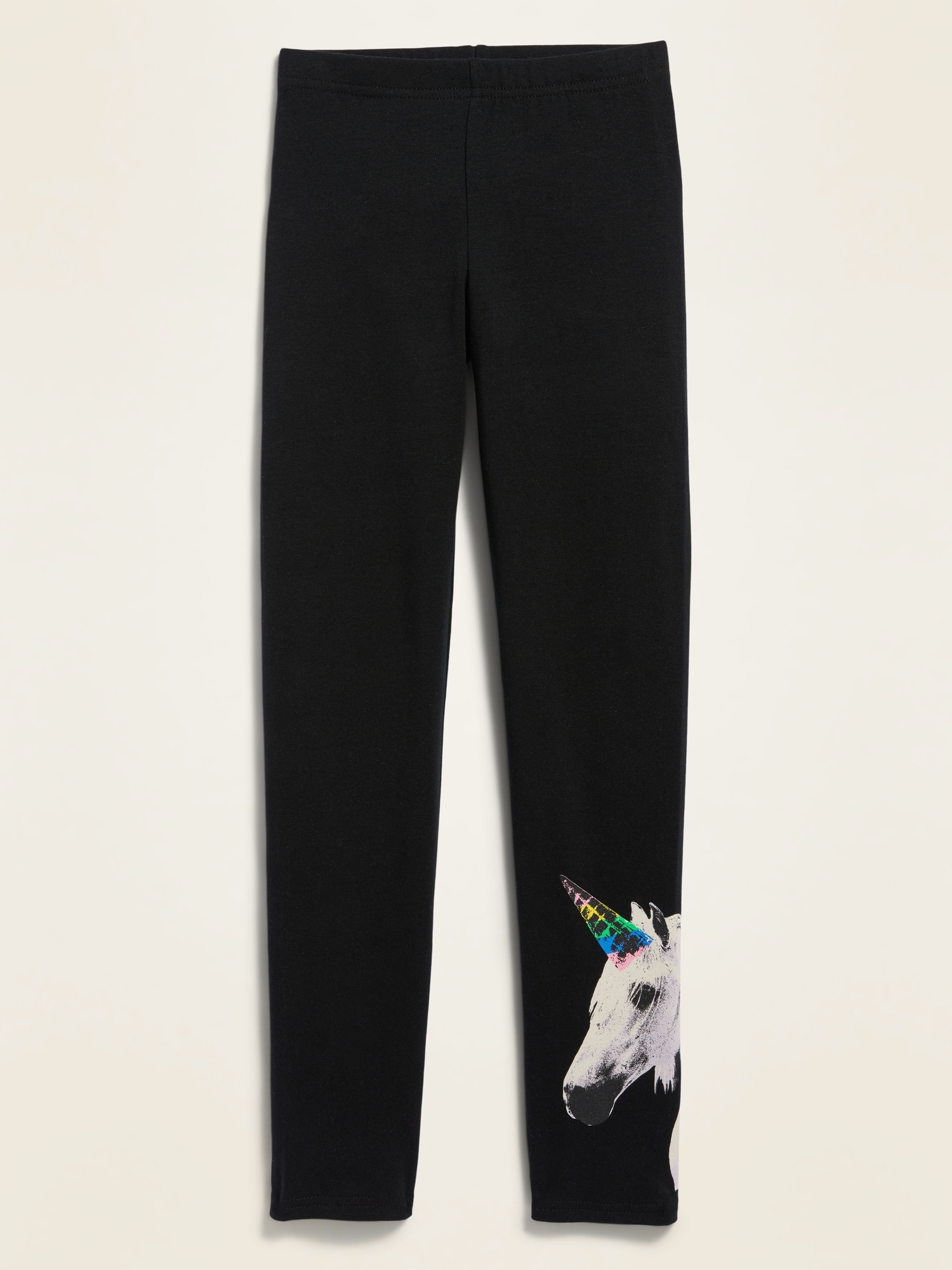 Printed Built-In Tough Full-Length Leggings for Girls - Main Image