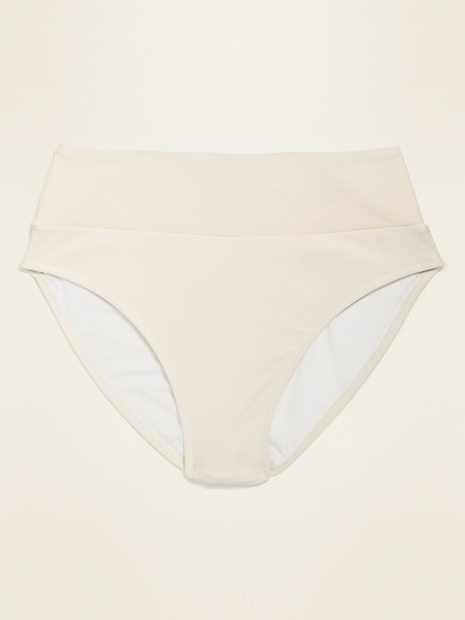 View large product image 1 of 1. High-Waisted French Cut Swim Bottoms