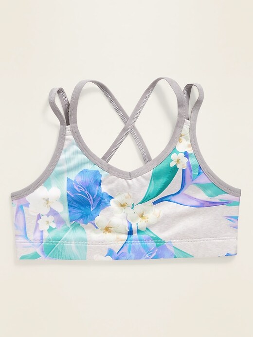View large product image 1 of 2. Go-Dry Strappy Sports Bra for Girls