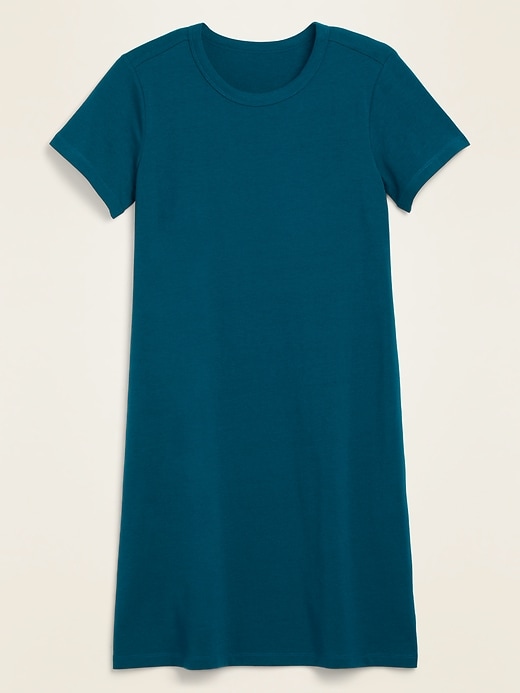 View large product image 1 of 1. Fitted Crew-Neck Tee Dress for Women