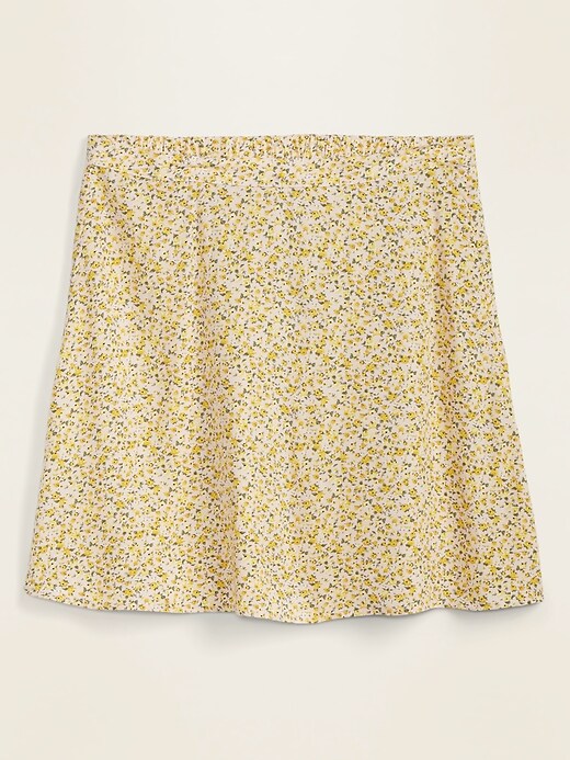 View large product image 1 of 1. Printed Flutter Mini Skirt for Women