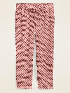 Mid-Rise Soft Pull-On Pants for Women