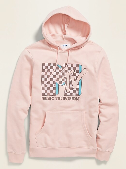 Image number 1 showing, MTV&#153 Graphic Gender-Neutral Pullover Hoodie and Women