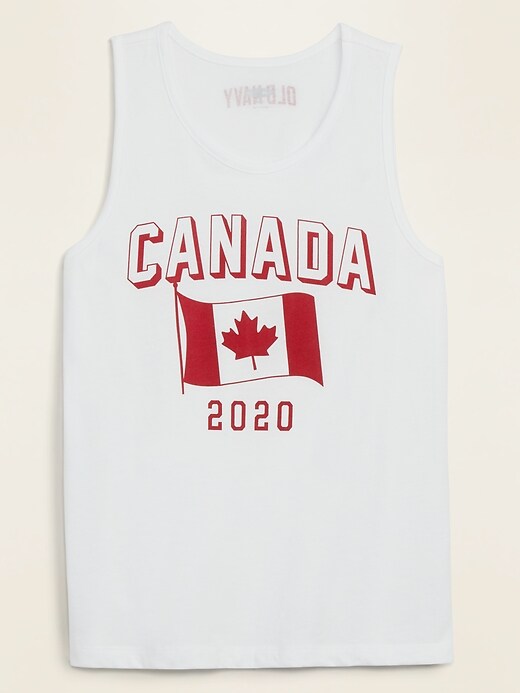 Voir une image plus grande du produit 1 de 1. Débardeur à imprimé de drapeau du Canada 2020 pour garçon