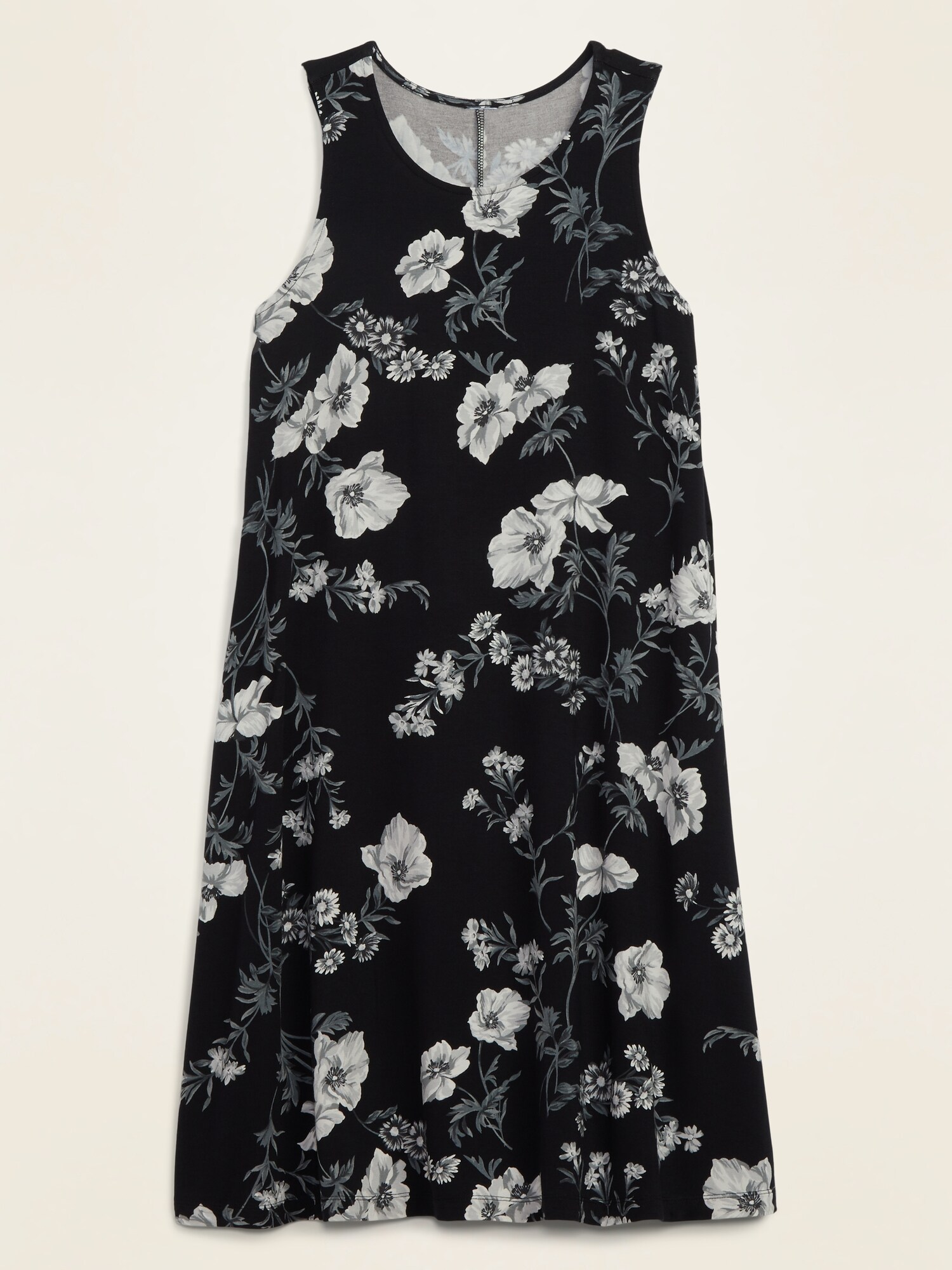 jersey swing dress for women