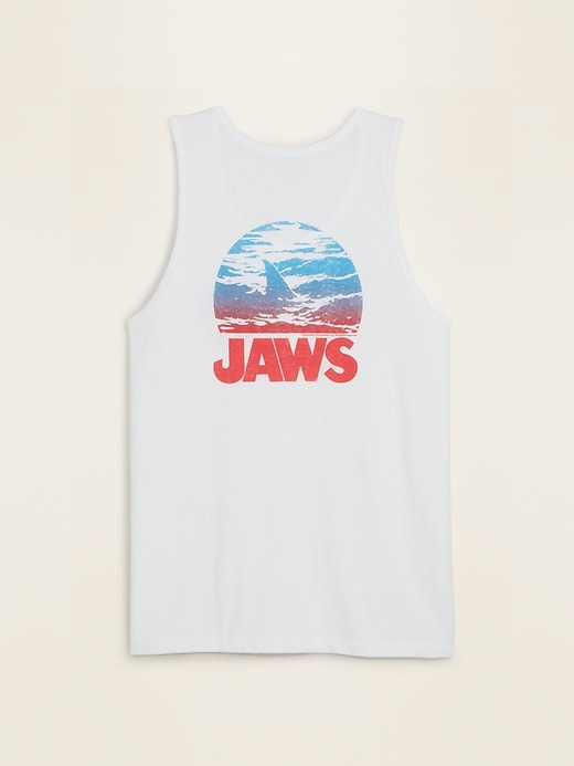 View large product image 2 of 2. Jaws&#153 Graphic Gender-Neutral Tank Top for Adults