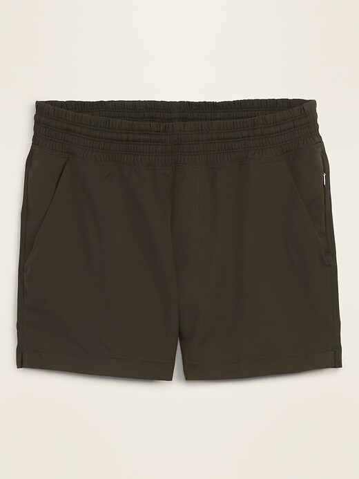 View large product image 1 of 1. High-Waisted StretchTech Performance Shorts -- 3.5-inch inseam